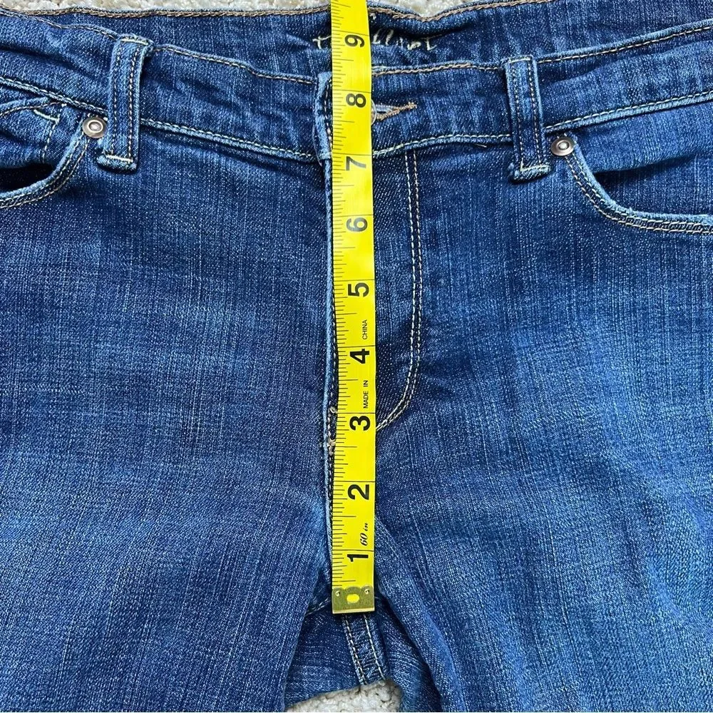 OLD NAVY The Flirt Flare Mid Rise Jeans Denim Medium Wash Blue Size 8